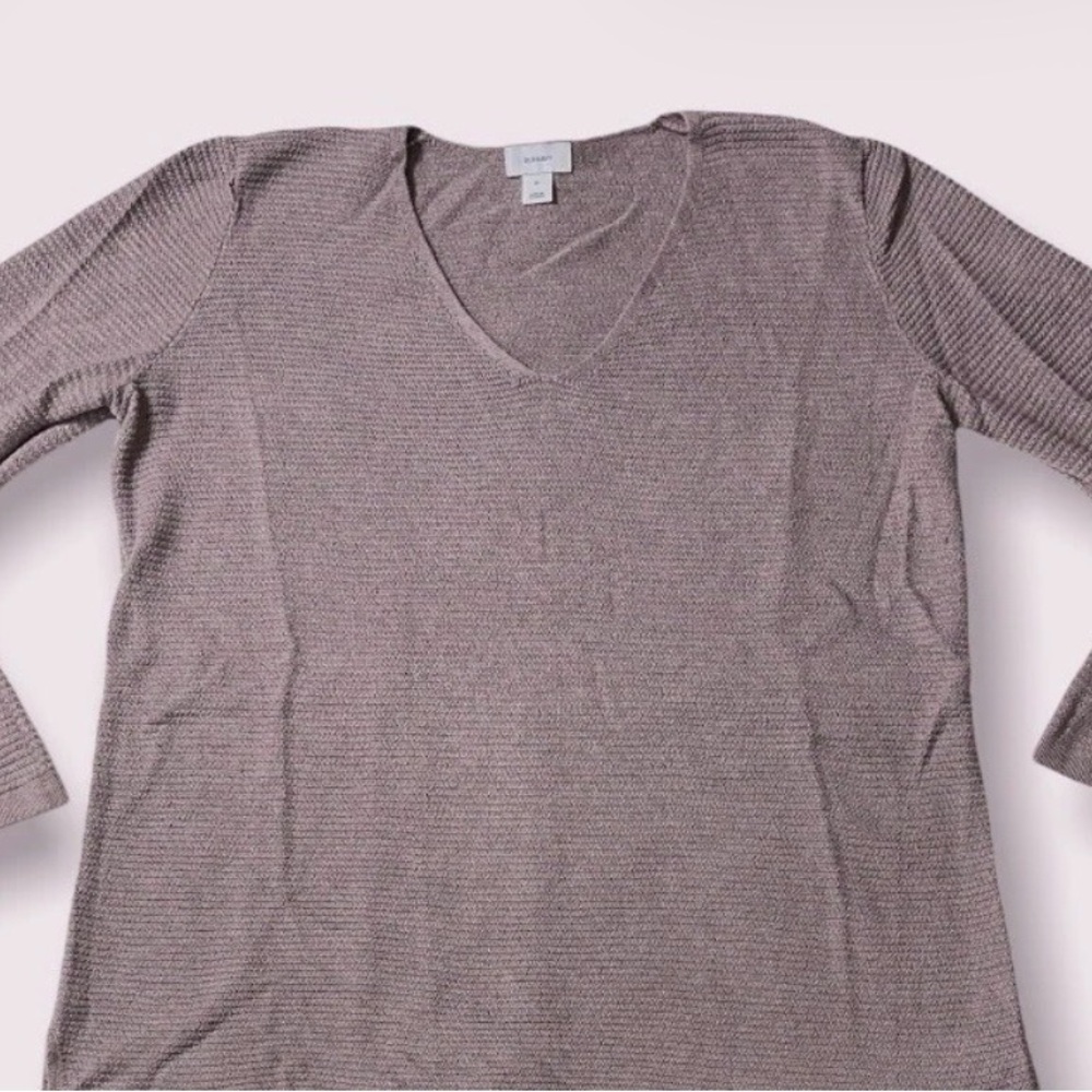 Old Navy Purple Long Sleeve V-Neck Top